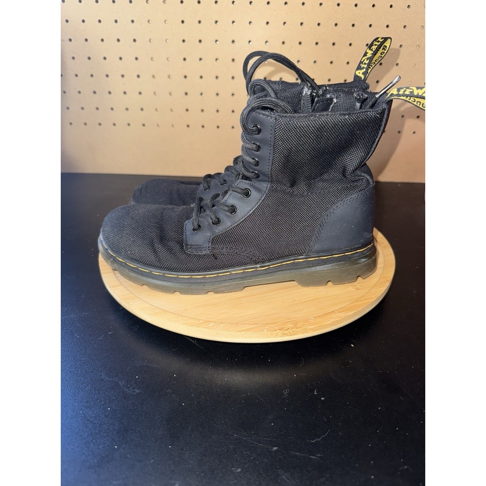 Dr. Martens COMBS Y Black Lace Up/Zip Ankle Boots Men's 5 Women's Size 6